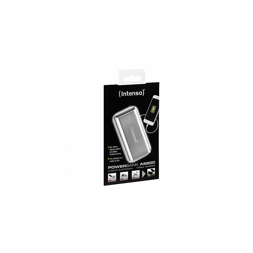 Intenso mobiles Ladegerät Powerbank A5200 mAh silber